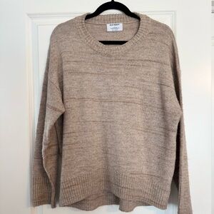 Old Navy tan sweater size L